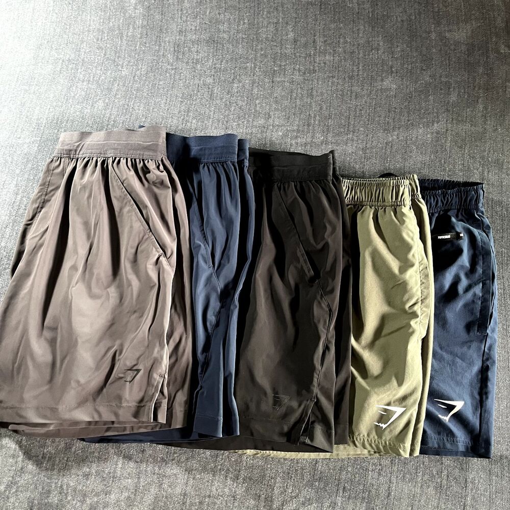 Lot 5 Gymshark Hybrid 6'' Arrival 5” Shorts Men's M Black Athletic Gym Training